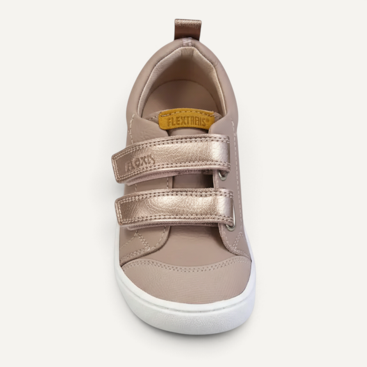Zapatilla barefoot Flexinens 9000-R de zoireo en color nude-skin con cierre de doble velcro y suela flexible
