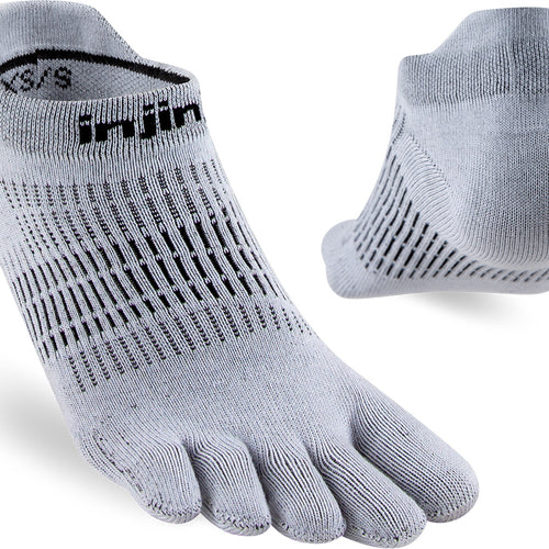 Injinji Calcetines Run No-show - Grey
