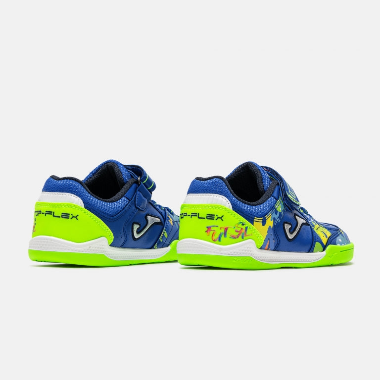 Joma Barefoot Top Flex Junior Futbol Sala - Royal (velcro)