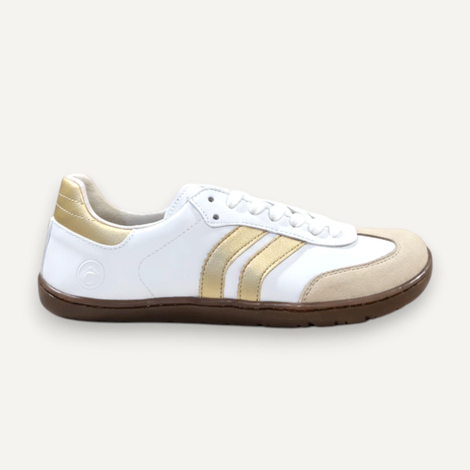 Coqueflex Deportivo 4415 - Suede-Sabbia-Blanco-Oro