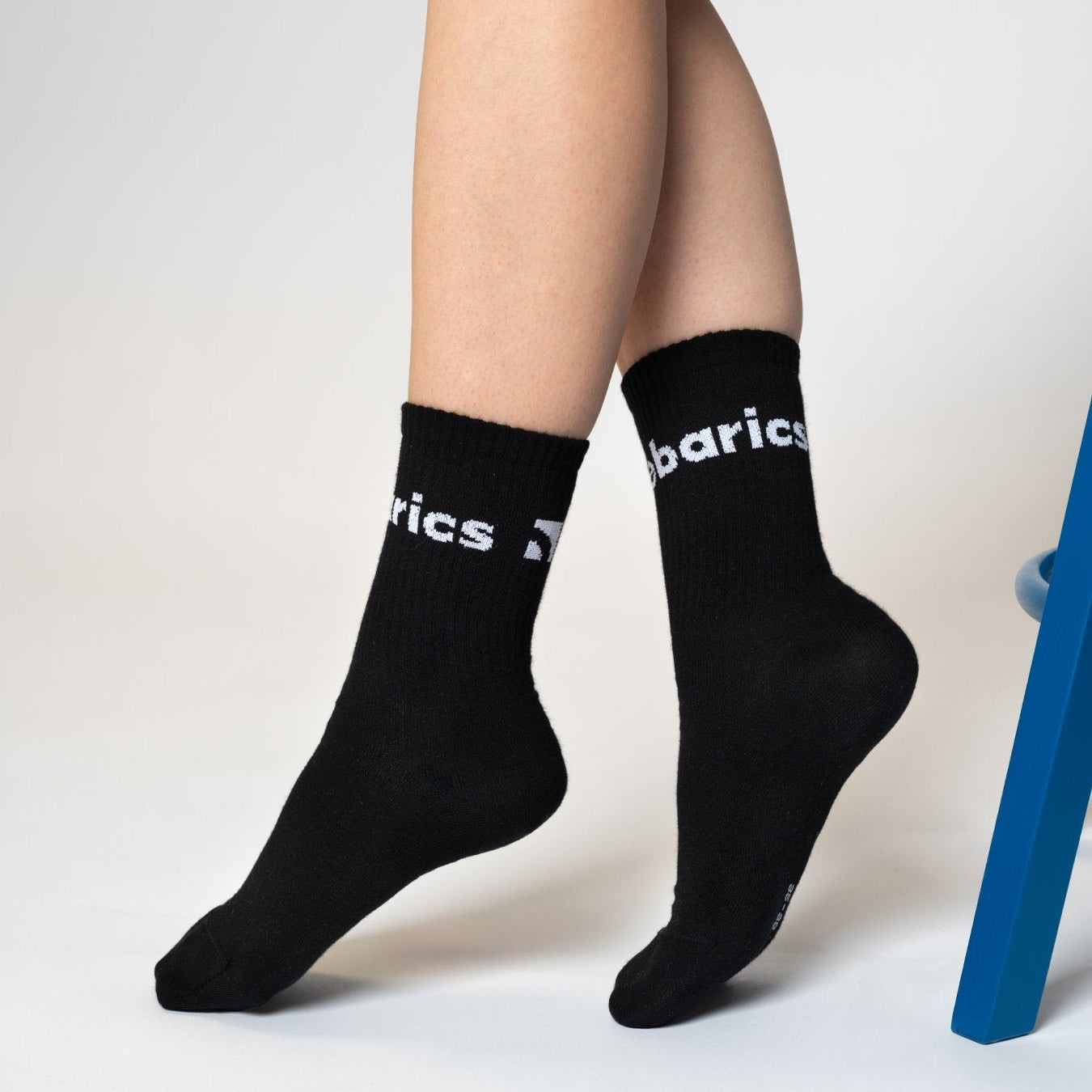 Barebarics Calcetines Crew Big Logo 3 Pack - Negro
