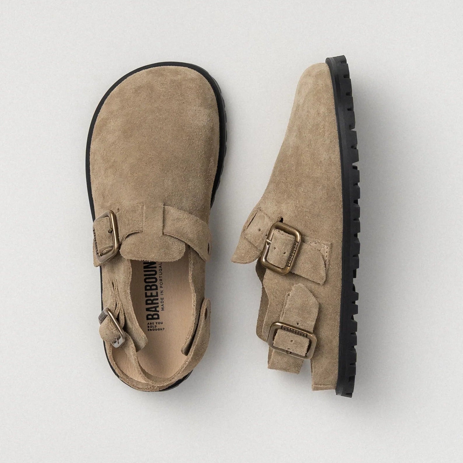 Barebound Ikaros II Barefoot Clog - Stone Taupe