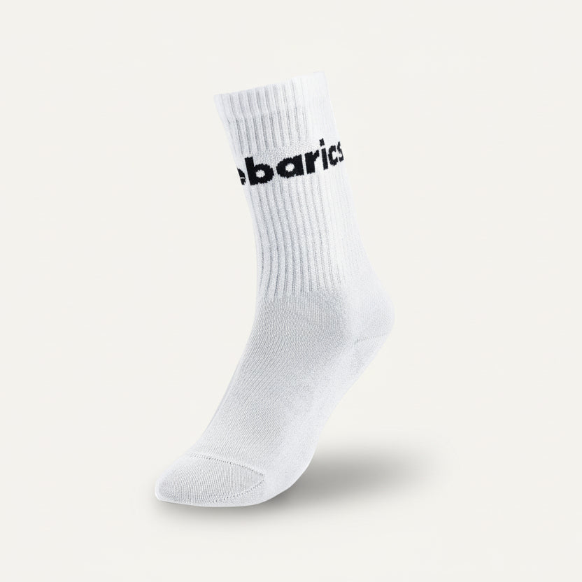 Barebarics Calcetines Crew Big Logo - White