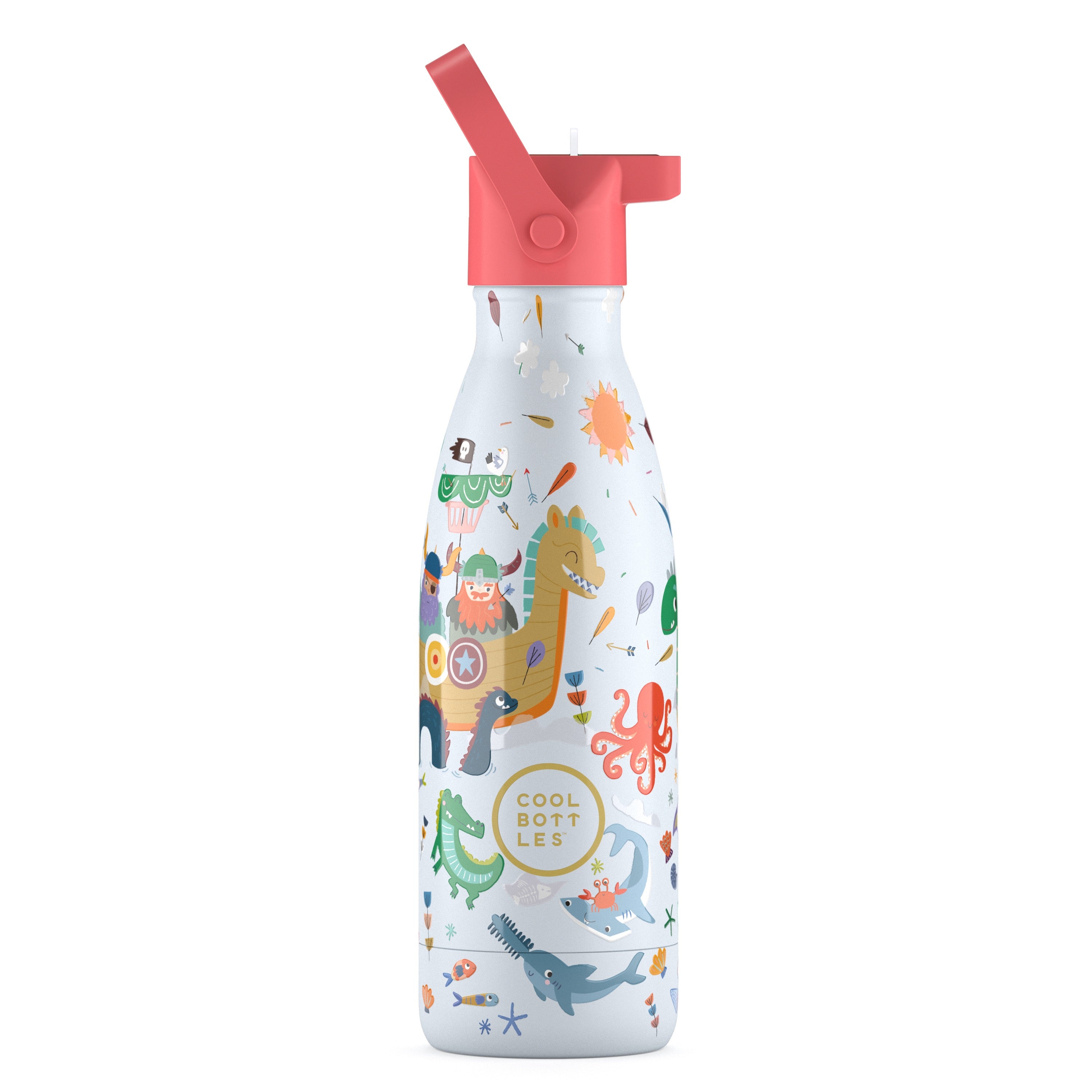 Cool Bottles Botella Kids - Brave Vikings 350 ml