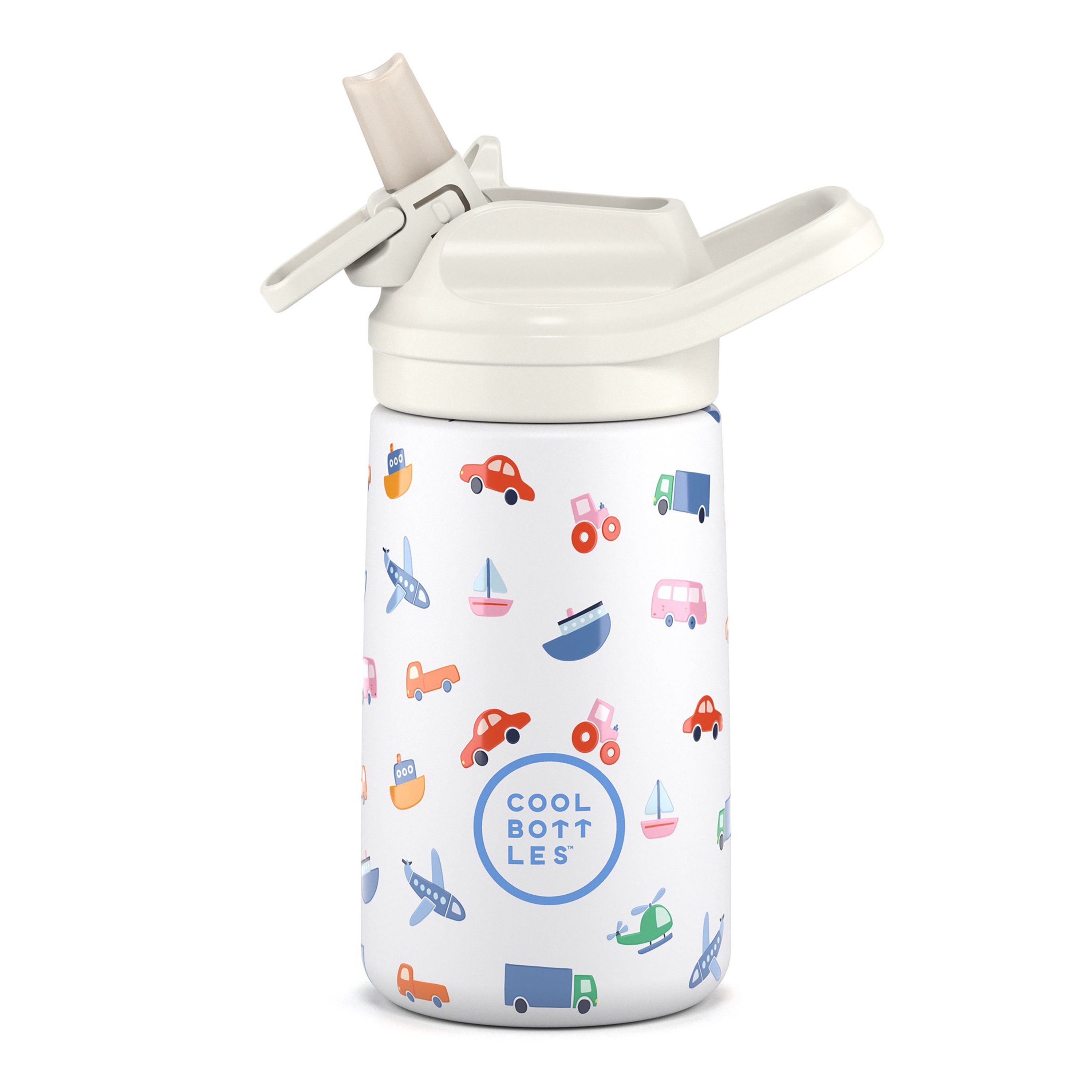 Cool Bottles Botella Kiddie - Little Wheels 350 ml