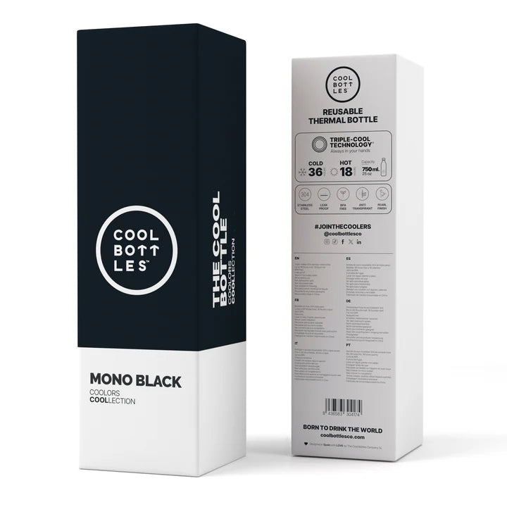 Cool Bottles Botella - Mono Black 750ML