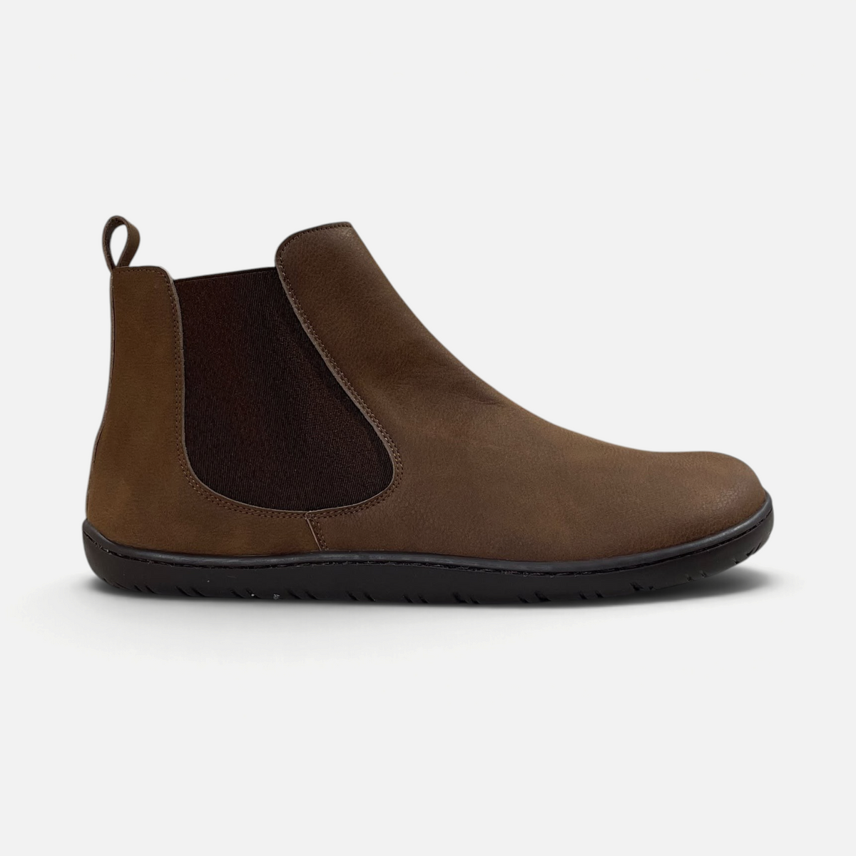 Bota Chelsea minimalista Coqueflex Bota Kai - Oki de zoireo en color marrón con suela plana flexible