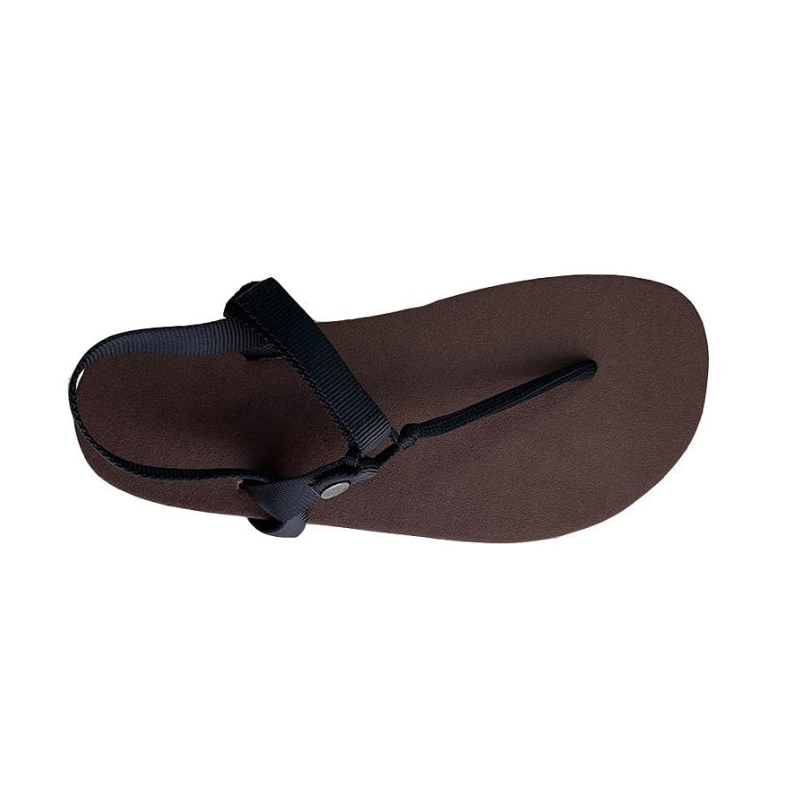 Enix 080 - Cuero Vegano Marrón - Cordón Negro