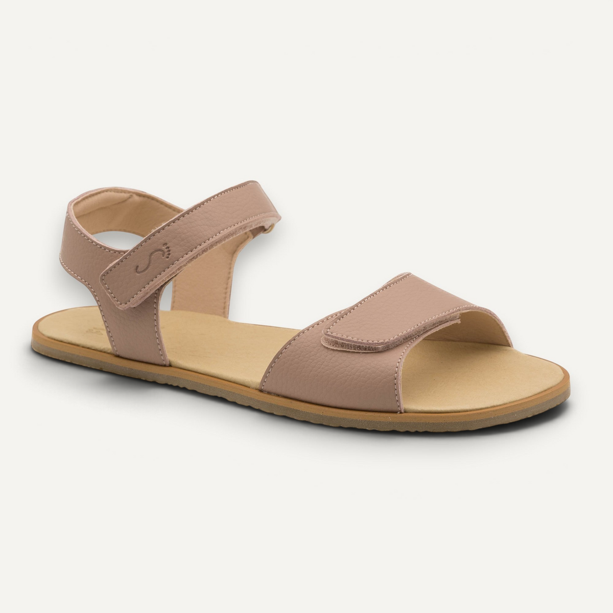 Sandalias barefoot Flexinens de zoireo en color rosa con cierre ajustable y suela plana para movimiento natural