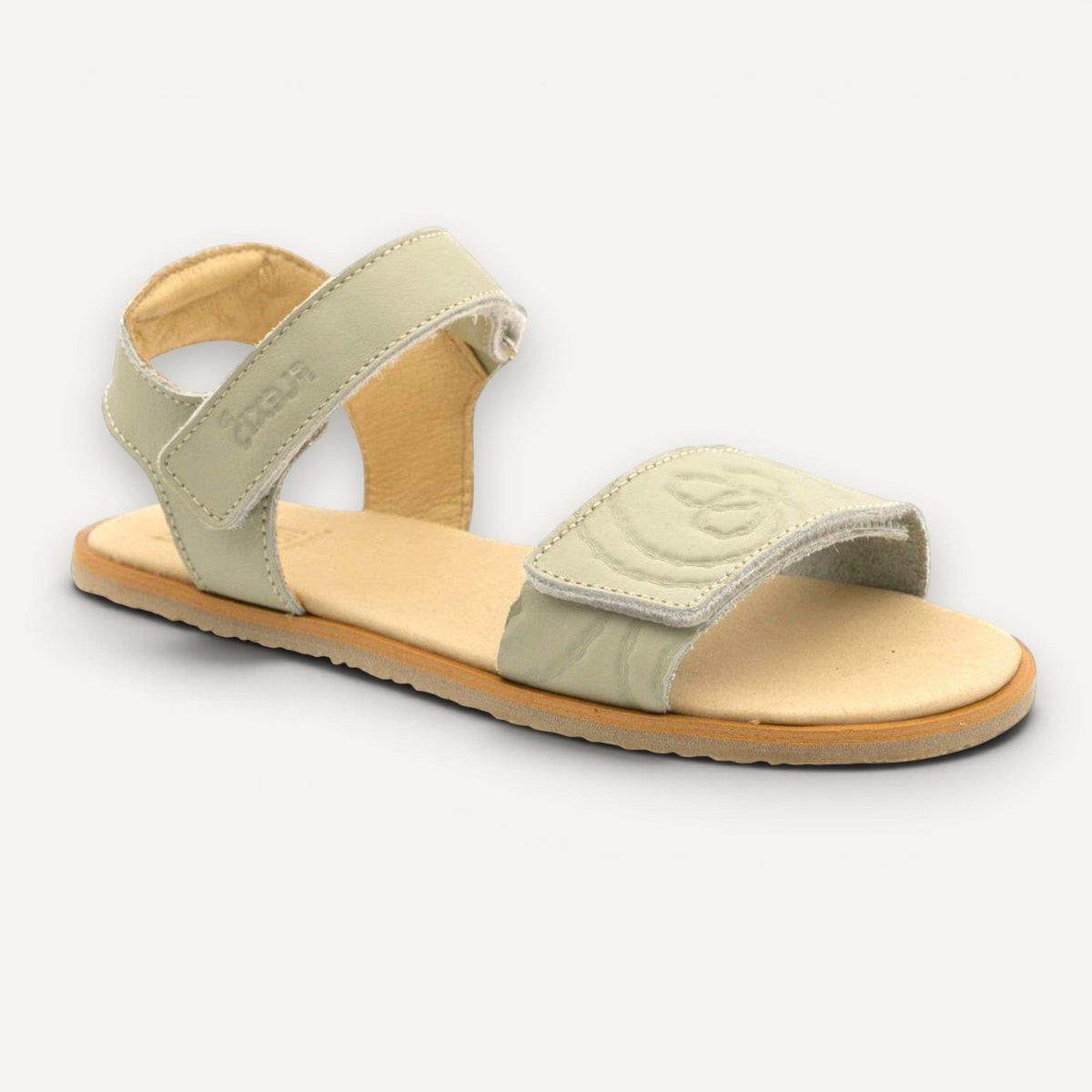 Sandalias barefoot zoireo Flexinens 70145-LI en color te con suela flexible y cierre de velcro ajustable