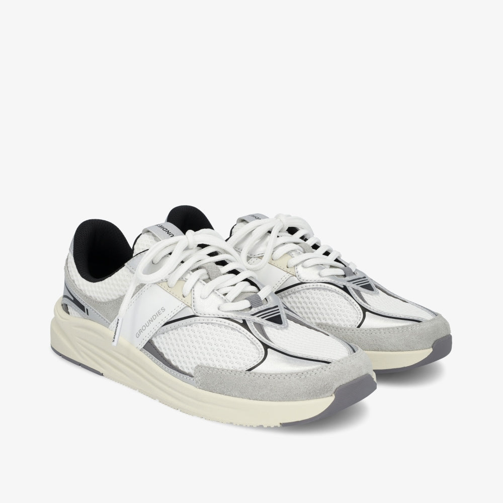 Groundies Starlite 2.0 Mujer - Blanco-Plateado-Negro