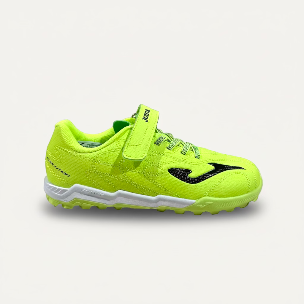 Joma Barefoot Evolution Junior Futbol Multitaco - Verde Flúor (27-34 velcro)
