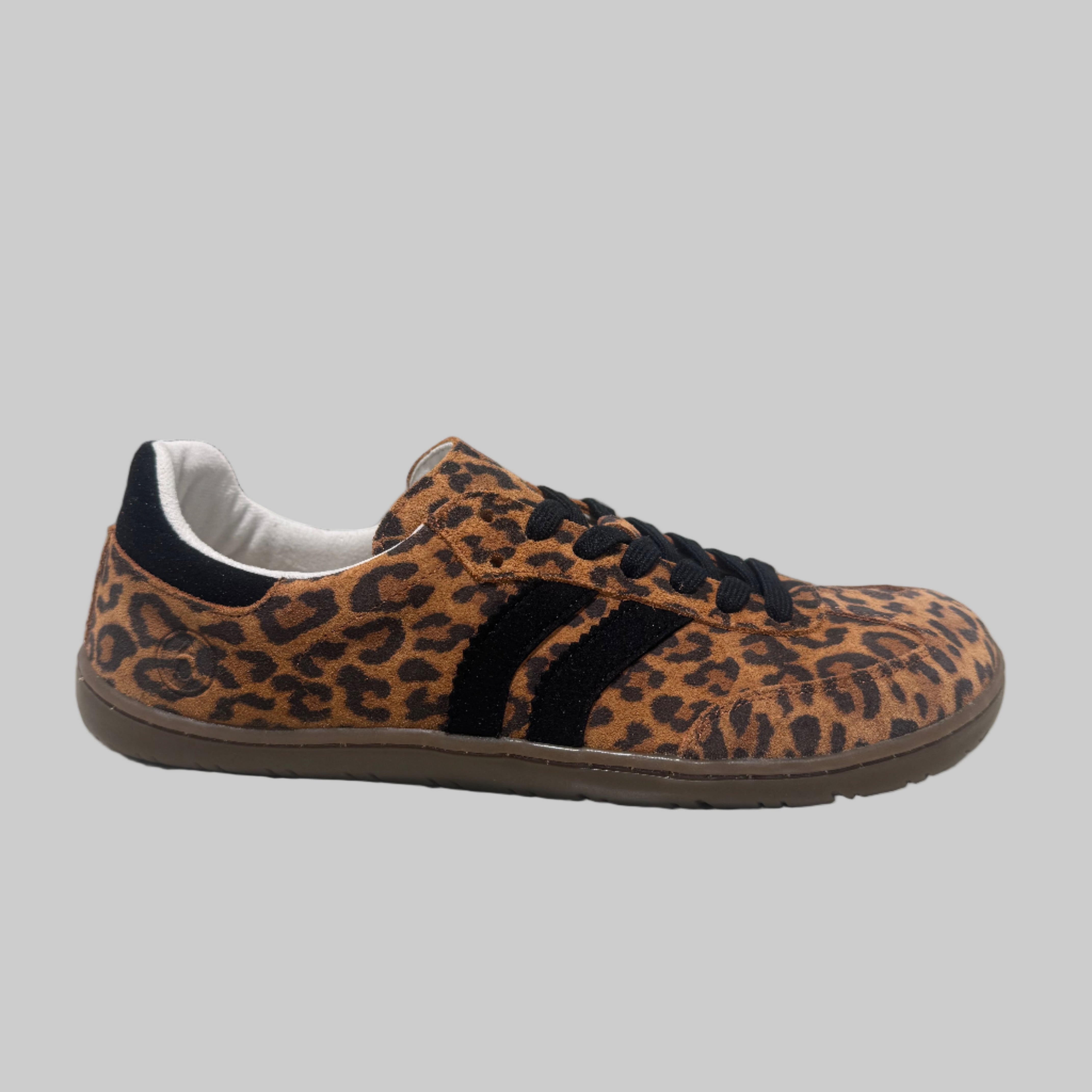 Coqueflex Deportivo 4415 - Leopardo-Suede-Whisky-Negro