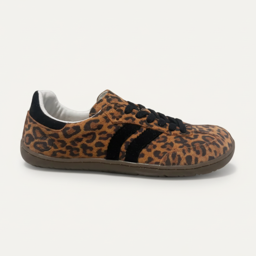 Coqueflex Deportivo 4415 - Leopardo-Suede-Whisky-Negro