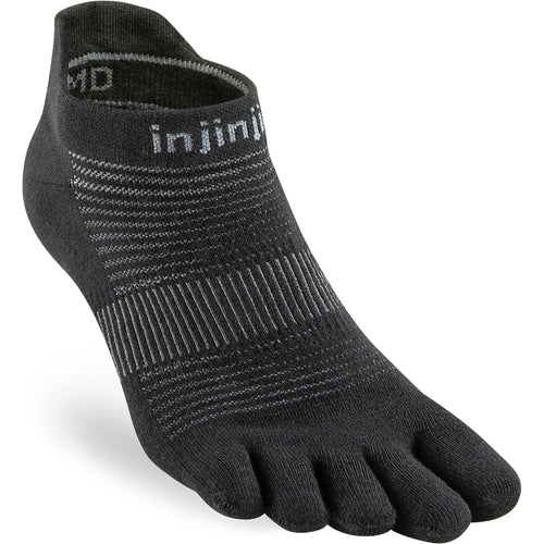 Injinji Calcetines Run No-show - Black