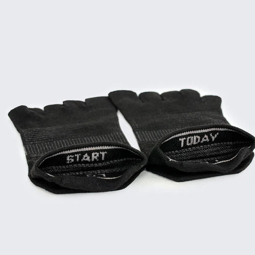 Injinji Calcetines Run No-show - Black