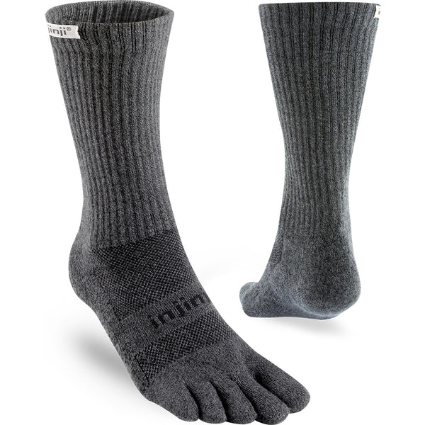 Injinji Calcetines Trail Crew - Granite