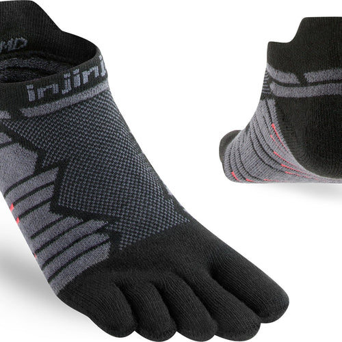 Injinji Calcetines Ultra Run No-show - Onyx