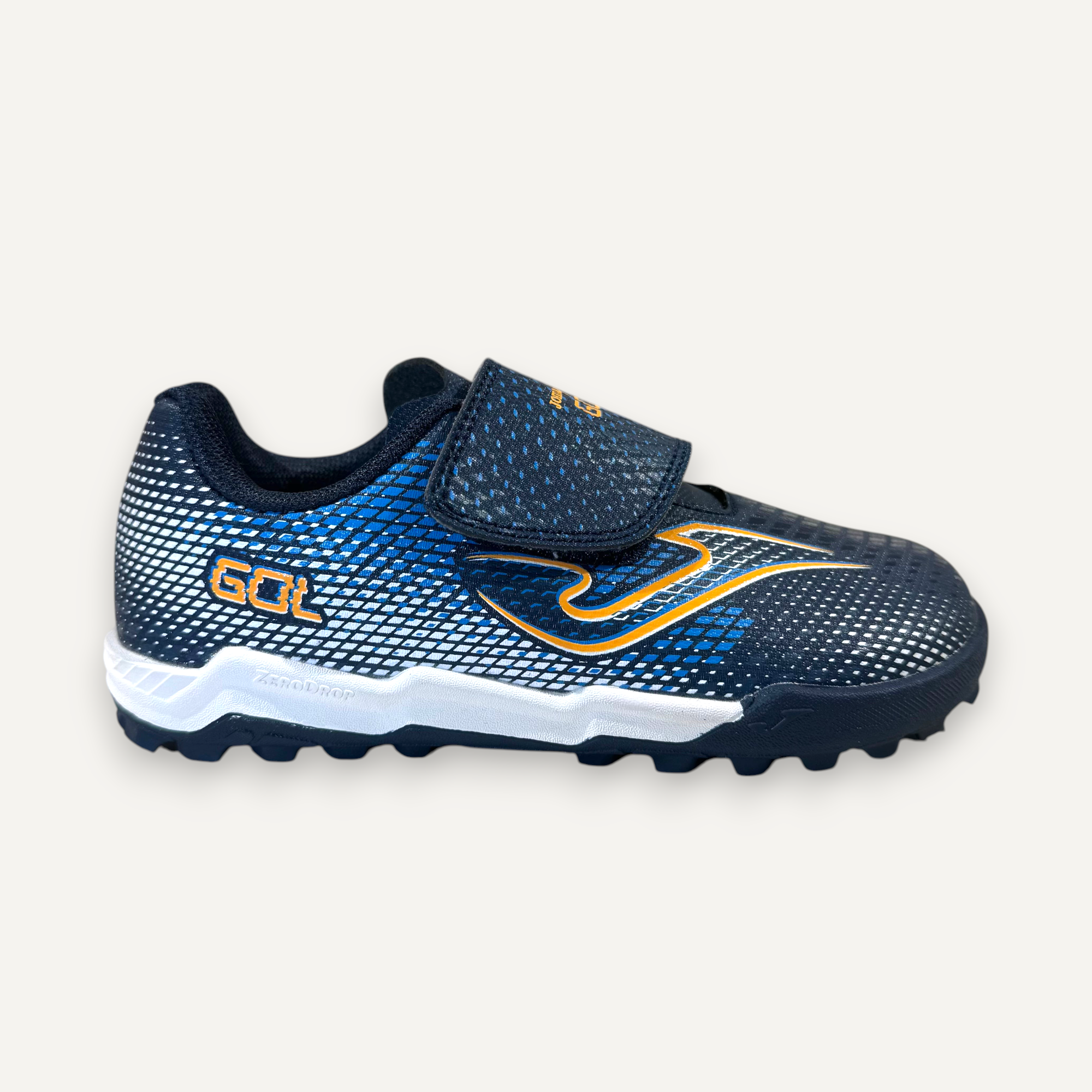 Joma Barefoot Evolution Junior Futbol Multitaco - Marino (27-34 velcro)