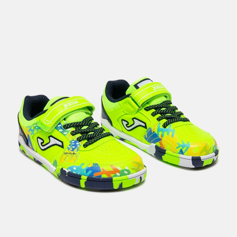 Joma Barefoot Top Flex Junior Futbol Sala - Flúor Indoor (velcro)