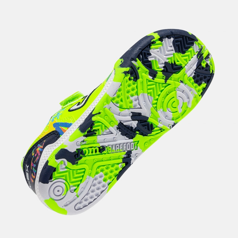 Joma Barefoot Top Flex Junior Futbol Sala - Flúor Indoor (velcro)