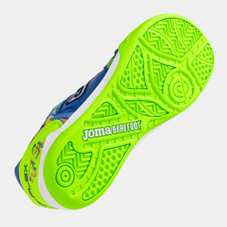 Joma Barefoot Top Flex Junior Futbol Sala - Royal (Cordones)