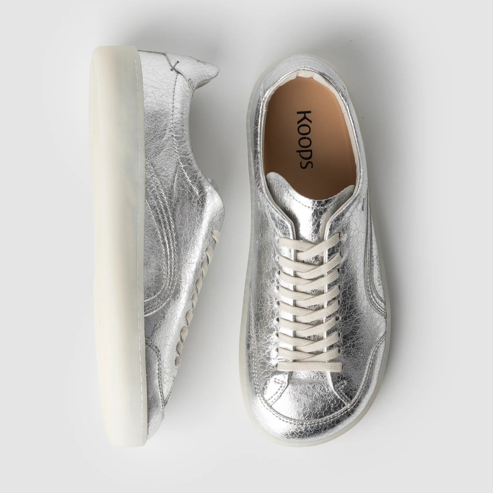 Koops Kai Barefoot Sneaker - Silver