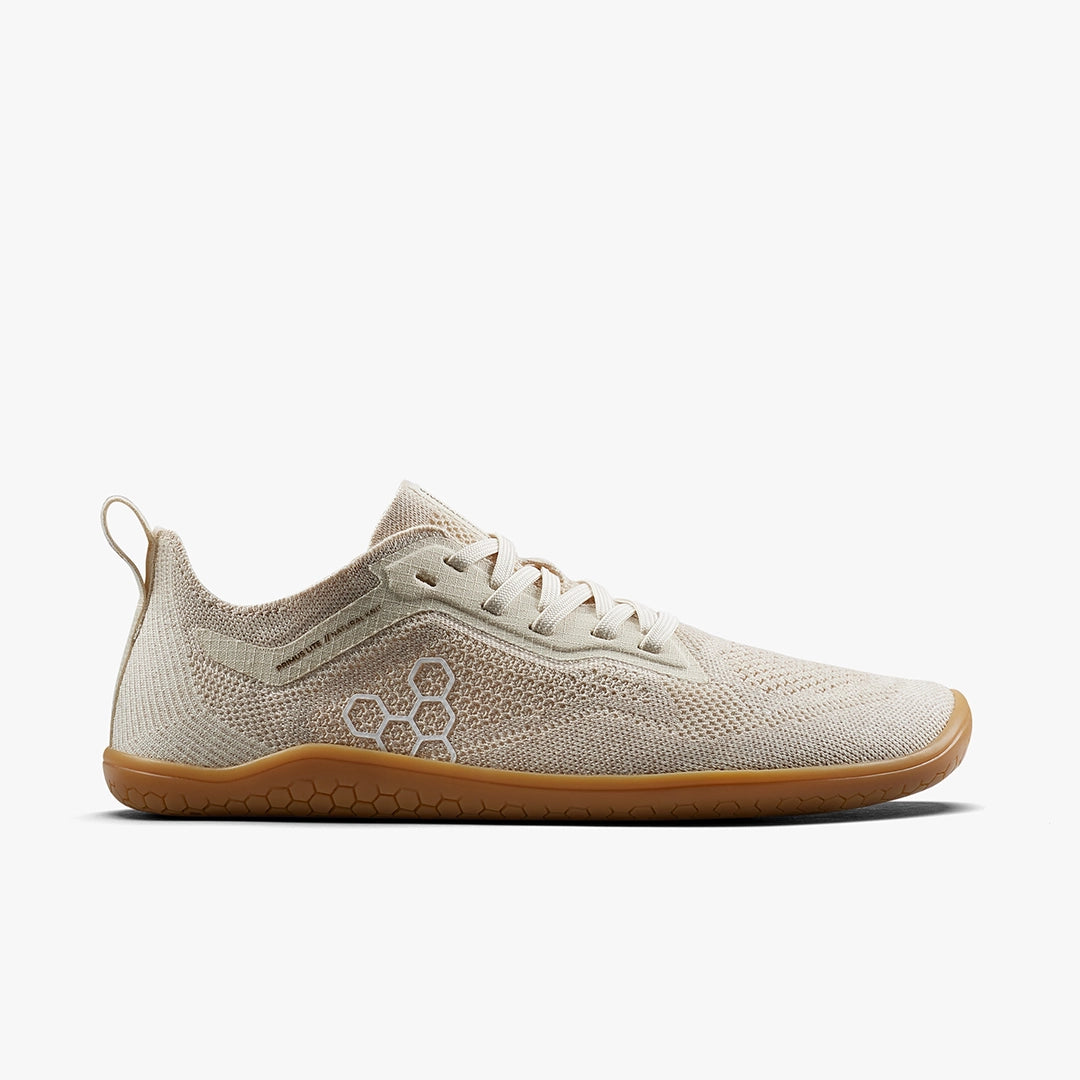 Vivobarefoot Primus Lite Knit Natural Mujer - Coconut