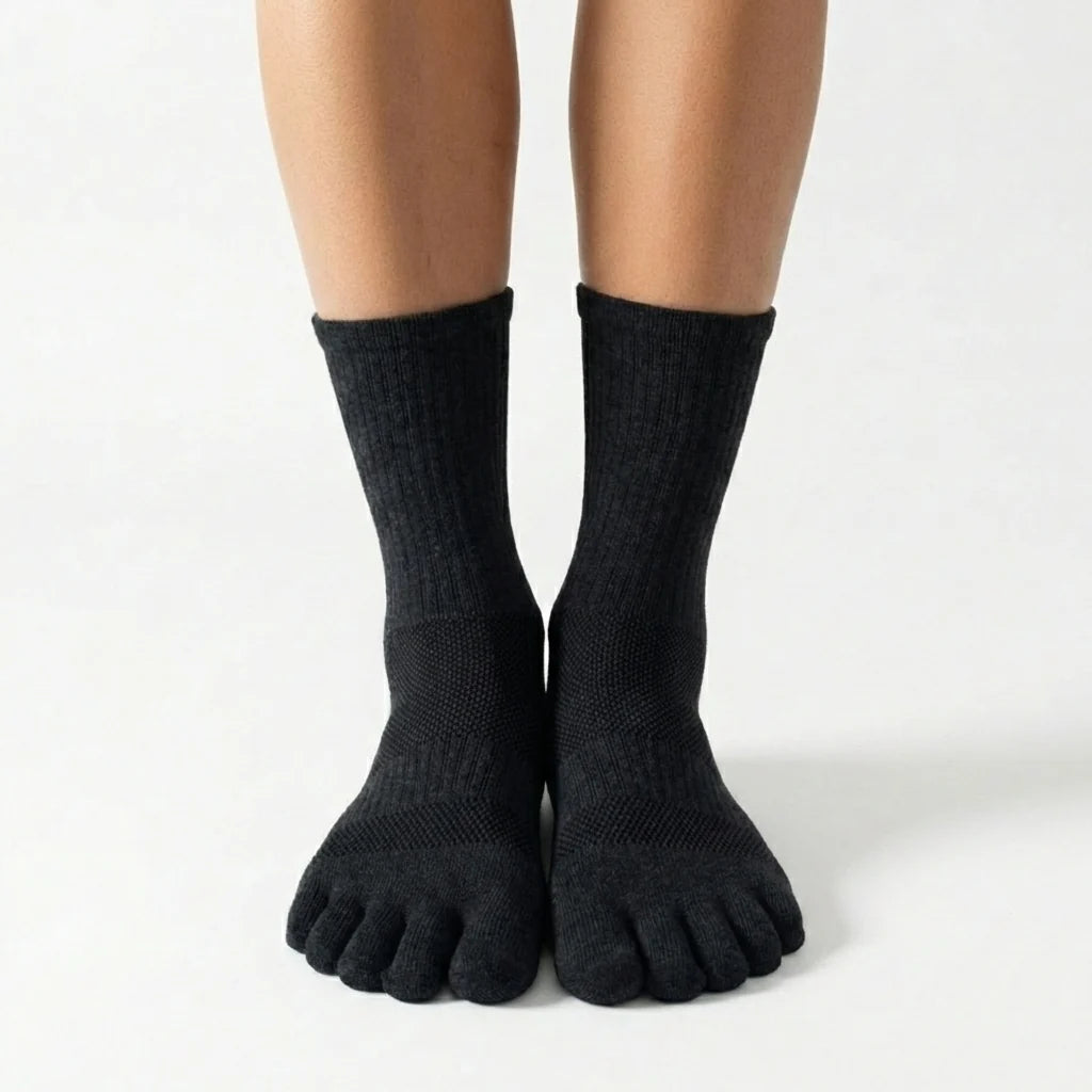 Roots Calcetines 5dedos Sport Técnicos - Negro