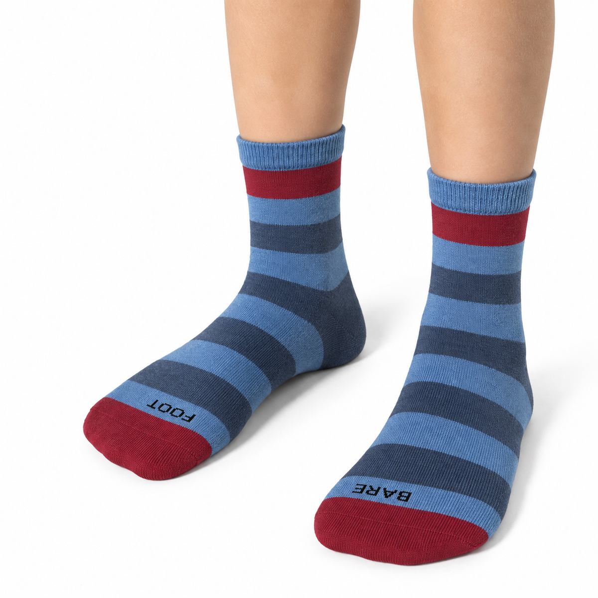 Condor Calcetines Barefoot Altos Con Rizo - Azul Francia