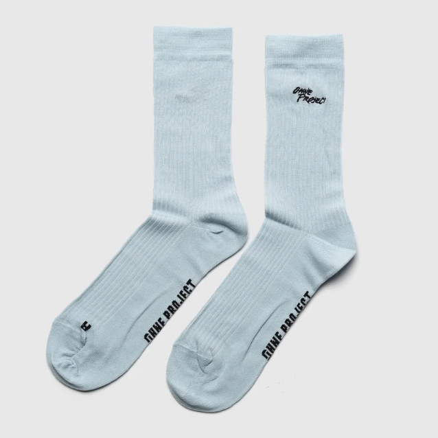 Ohne Project Calcetines Classic - Azul Claro - Negro
