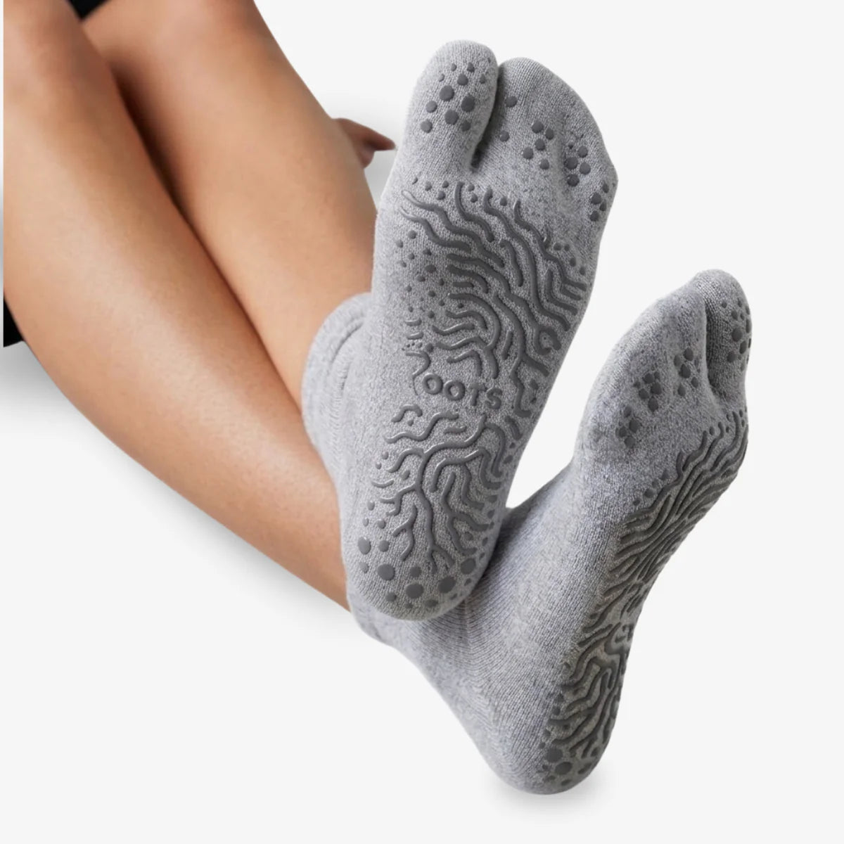 Roots Calcetines Tabi Antideslizantes - Gris