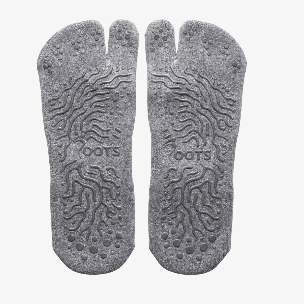 Roots Calcetines Tabi Antideslizantes - Gris