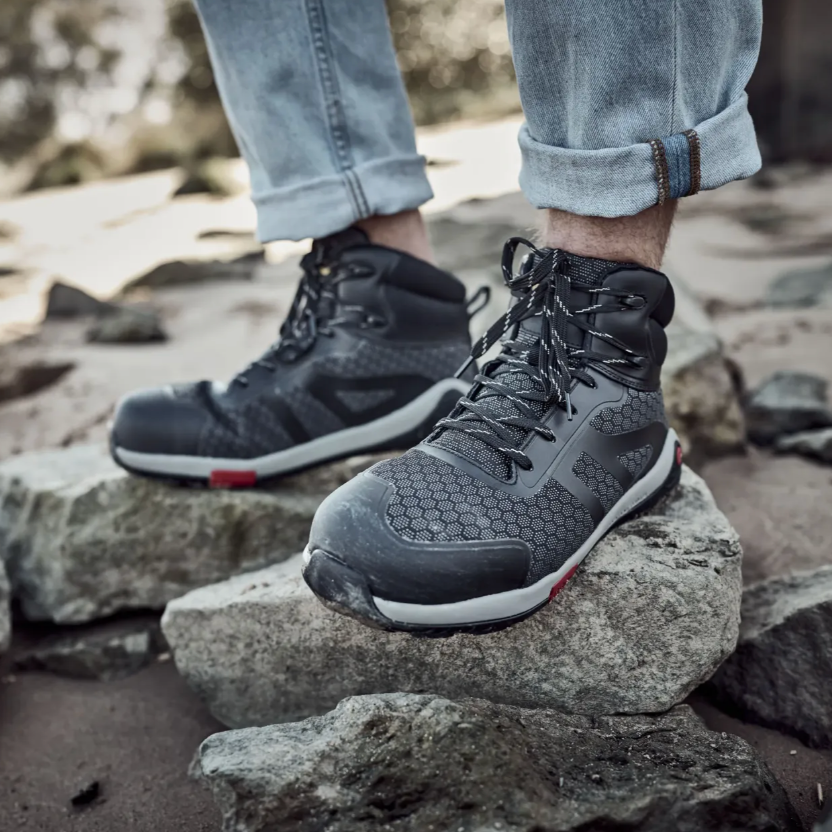 Baak Pegasus S3S Calzado de Seguridad Barefoot - Negro-Gris