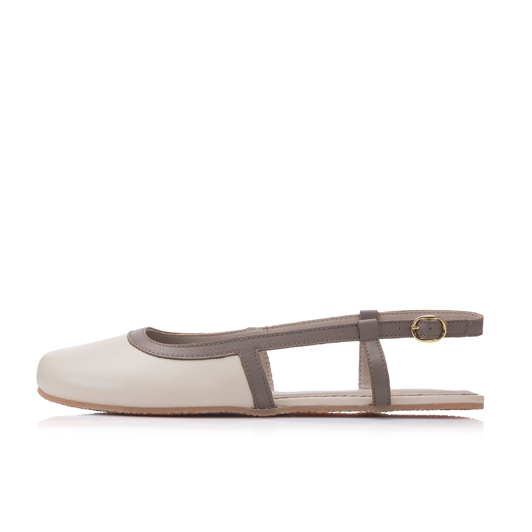 Shapen Twiggy Sandalia - Beige - Brown