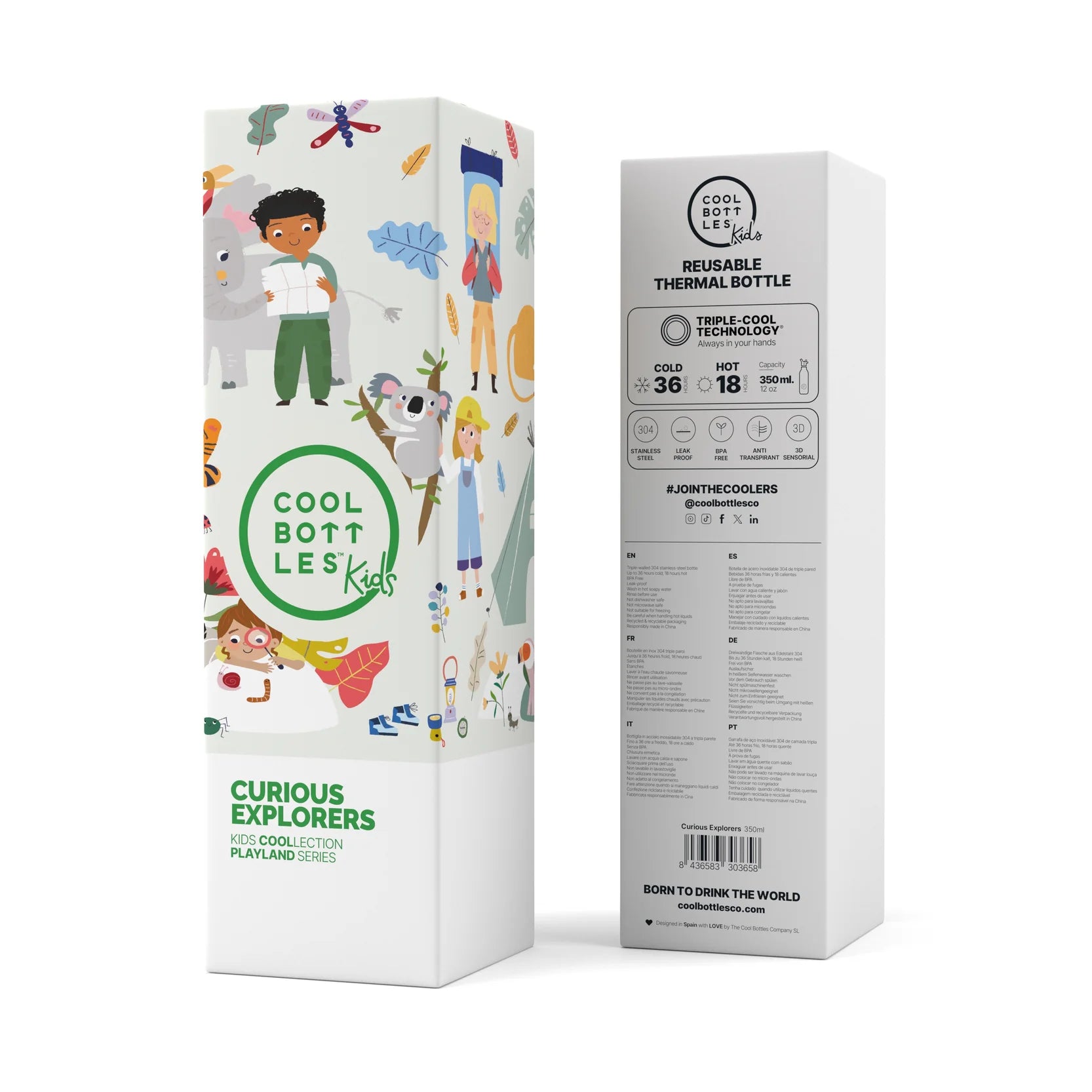The Kids Bottle - Curious Explorers  350ml