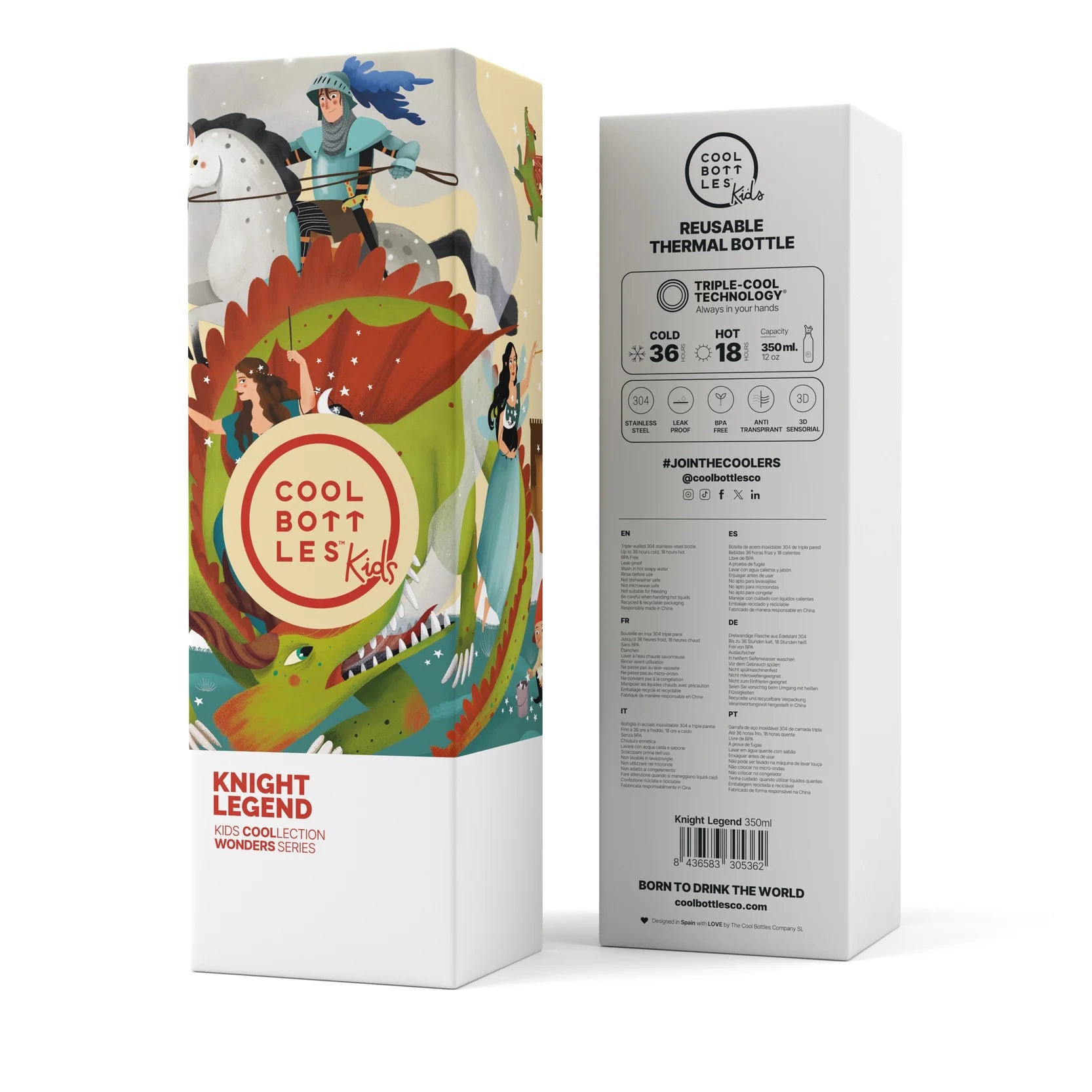 The Kids Bottle - Knight Legend 350ml