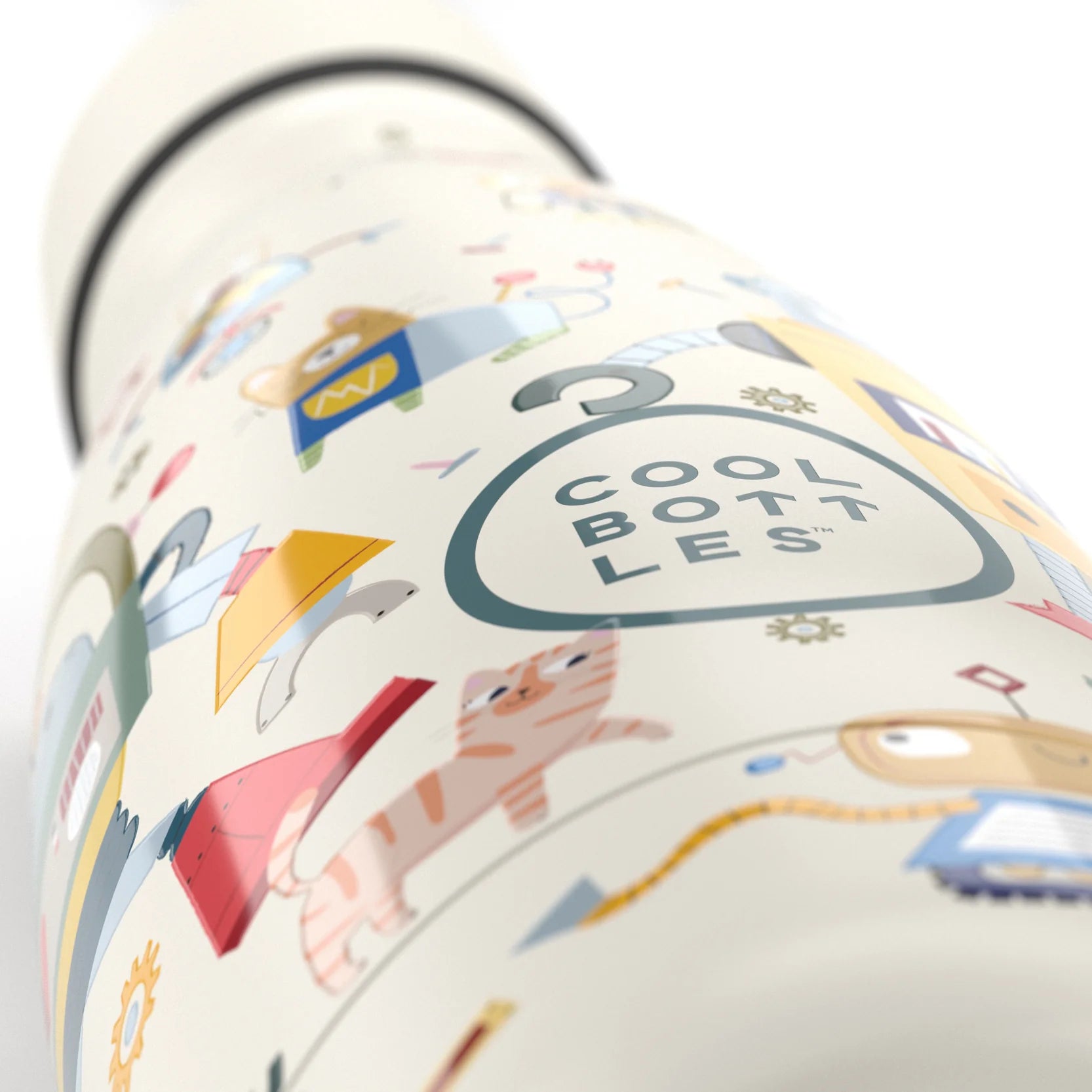 The Kids Bottle - Messy Robots 350ml