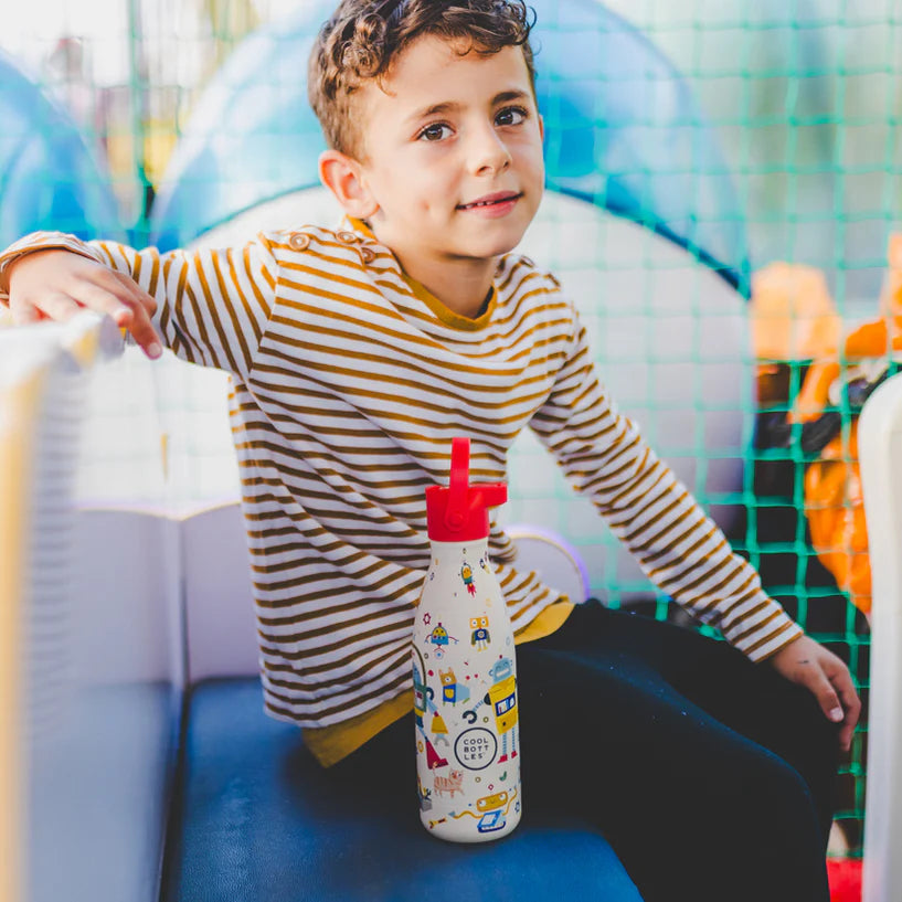 The Kids Bottle - Messy Robots 350ml