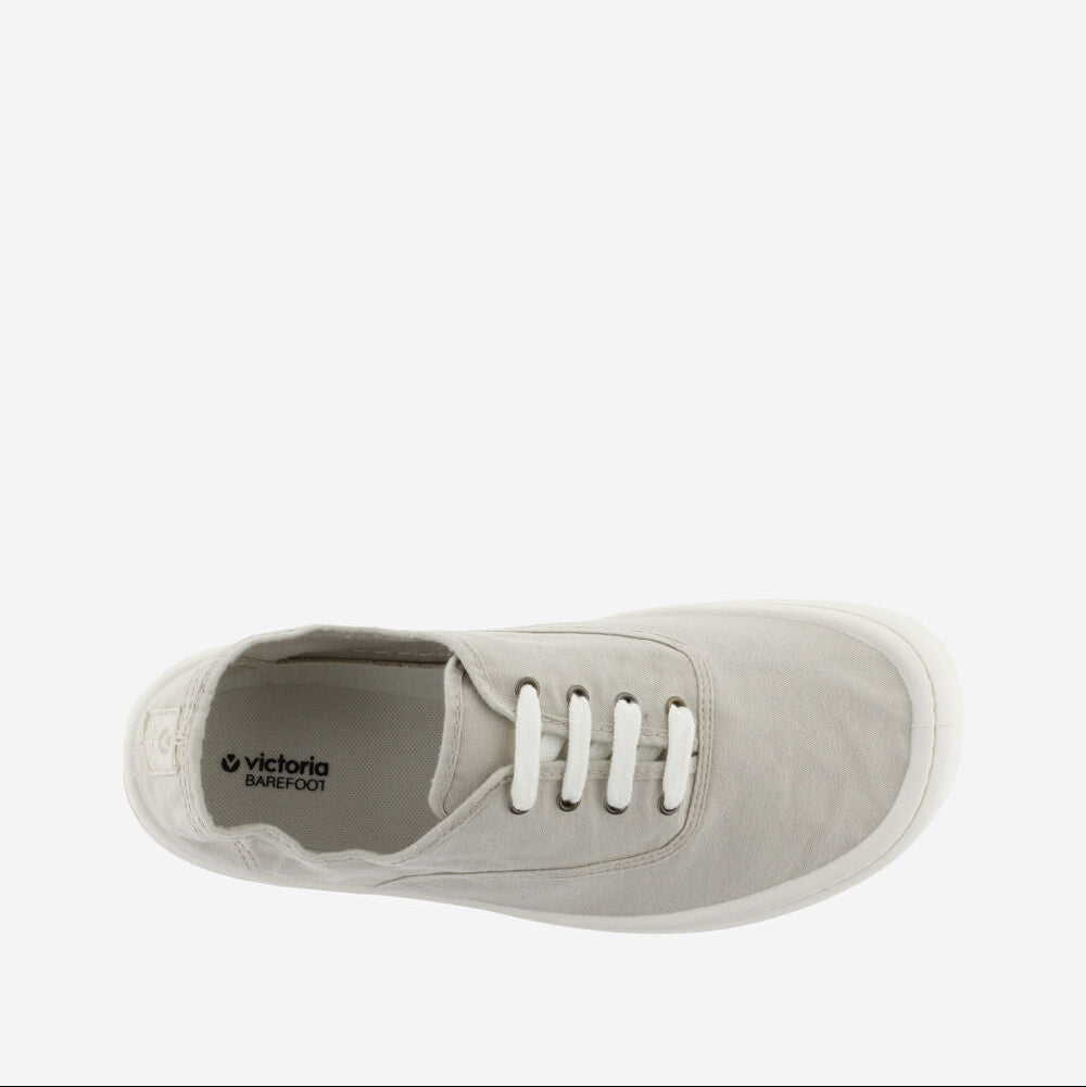 Victoria Olmo Barefoot Lona - Hielo (Cordón Blanco)