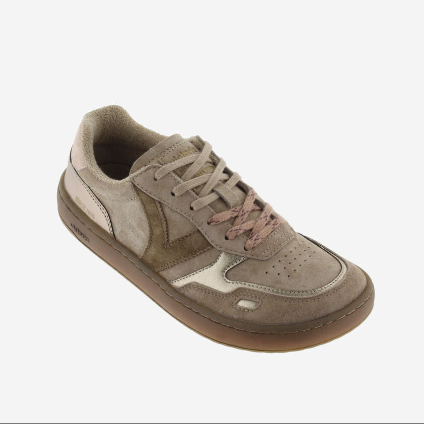 Victoria Duna Barefoot Serraje & Metal - Beige