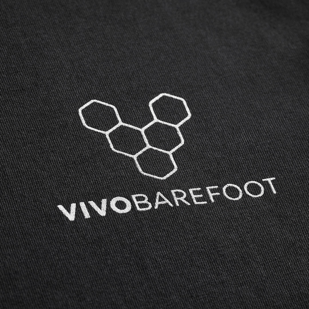 Vivobarefoot Camiseta Unisex Human Nature - Black