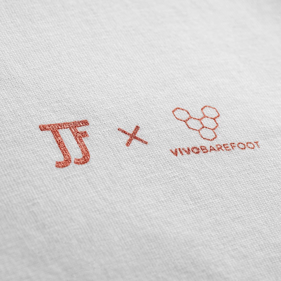Vivobarefoot Camiseta Force of Nature Unisex - White