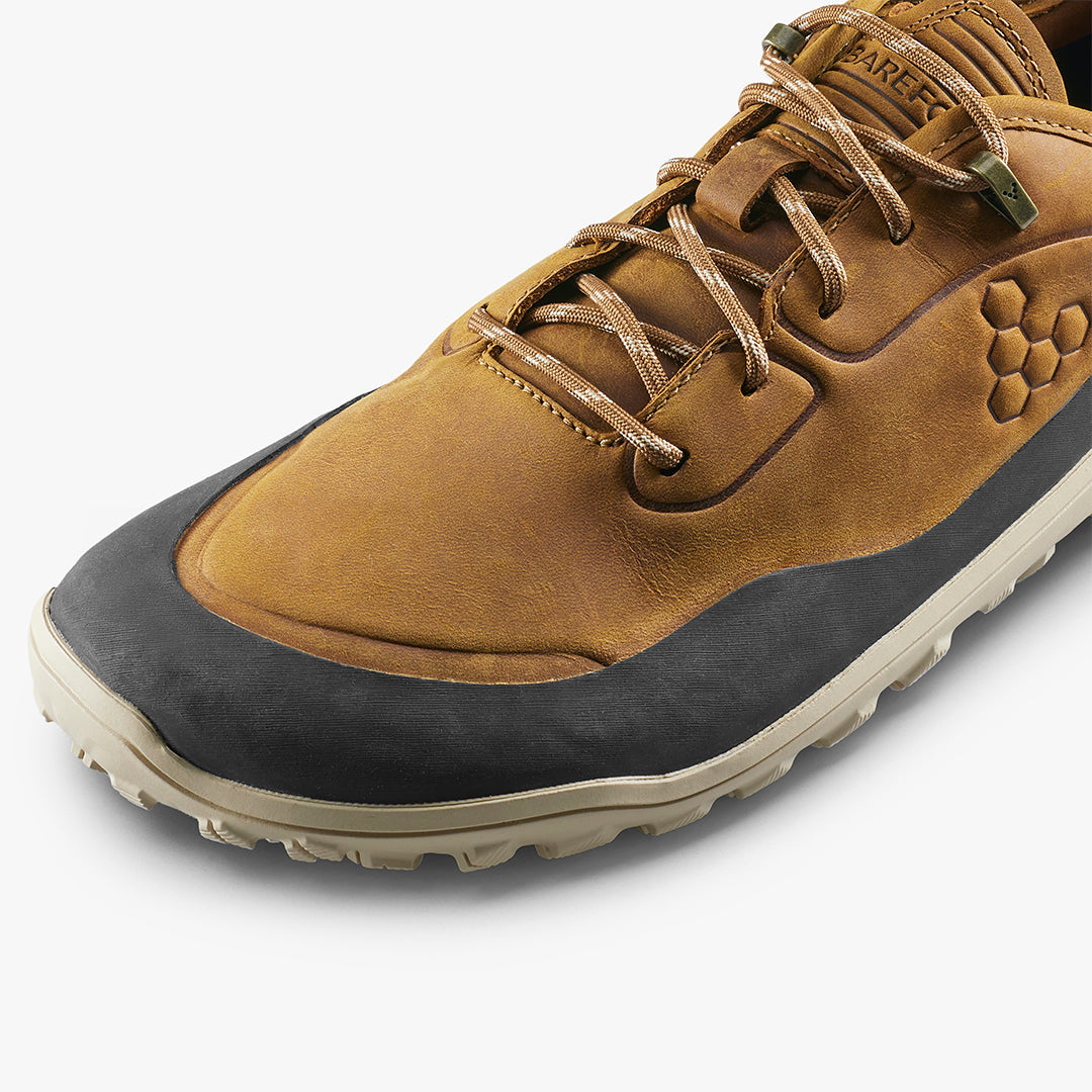Vivobarefoot Tracker Leather Low II Hombre - Acorn