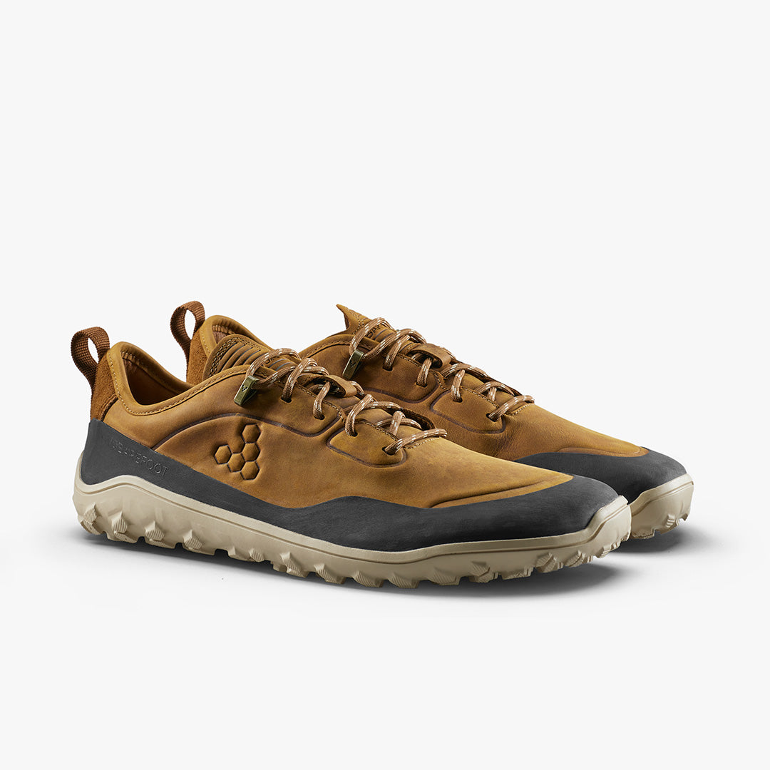 Vivobarefoot Tracker Leather Low II Hombre - Acorn