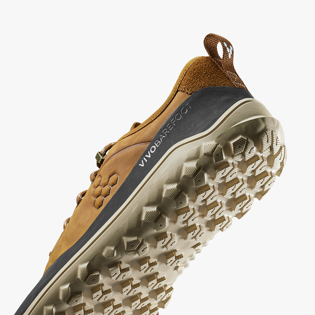 Vivobarefoot Tracker Leather Low II Hombre - Acorn
