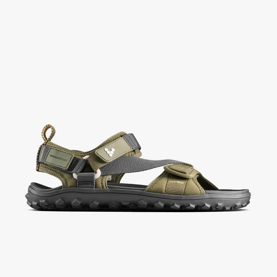 Vivobarefoot Tracker Ora Sandal Hombre - Dark Olive