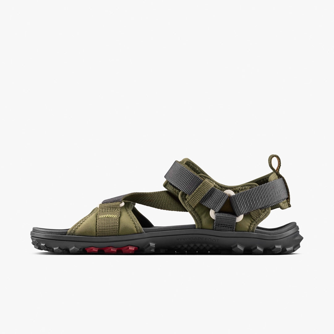Vivobarefoot Tracker Ora Sandal Hombre - Dark Olive