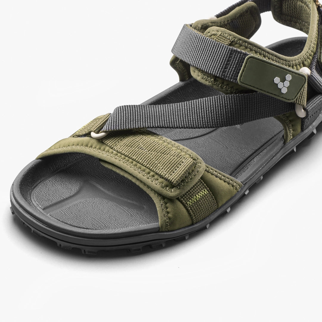 Vivobarefoot Tracker Ora Sandal Hombre - Dark Olive