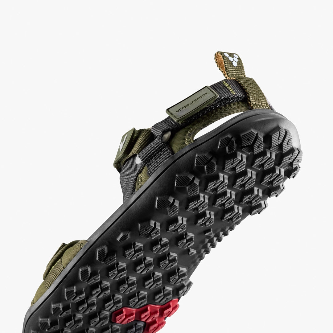 Vivobarefoot Tracker Ora Sandal Hombre - Dark Olive